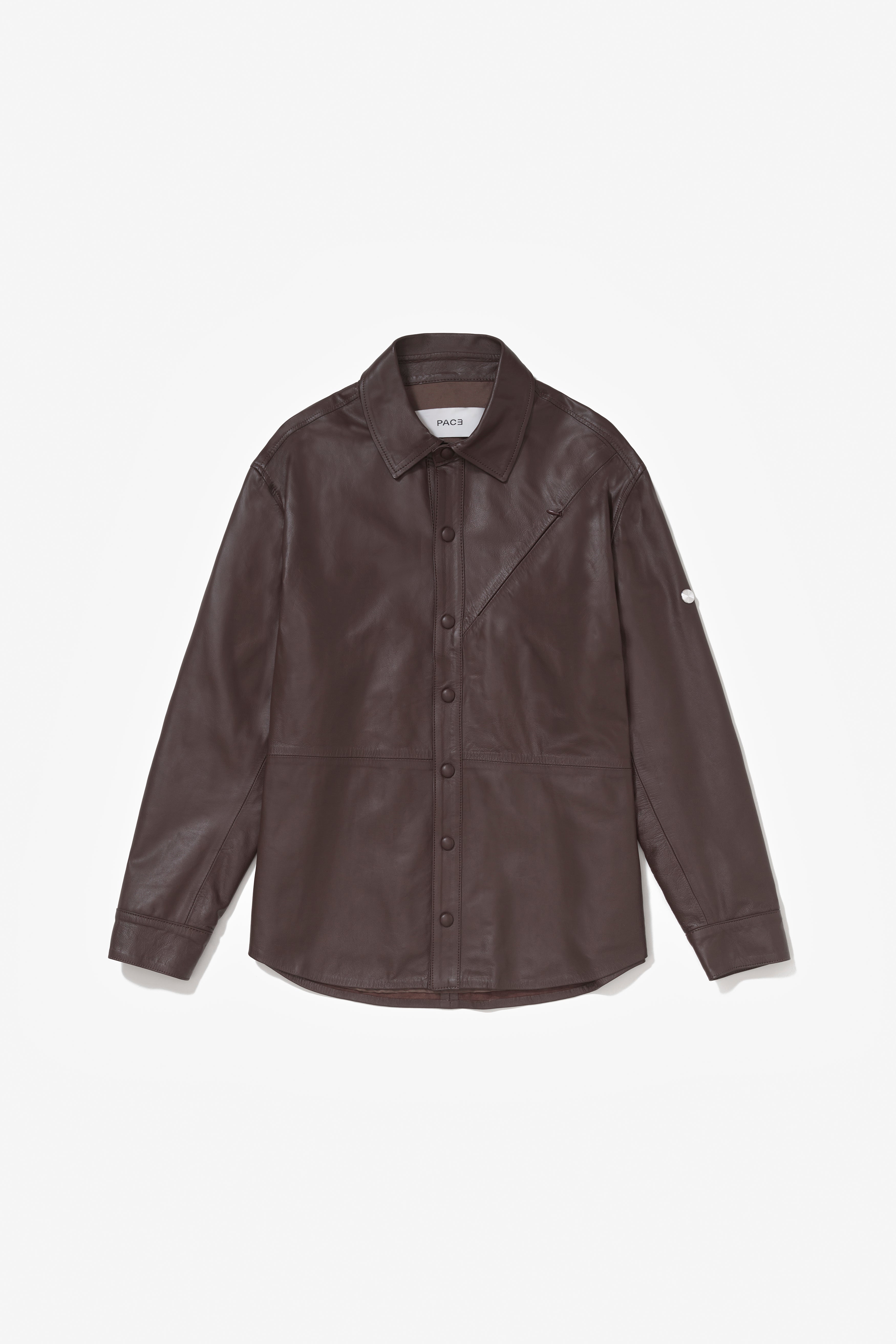 life's 今期Leather Shirts Jacket DYNAMIC LEATHER SHIRT BROWN – PACE ™