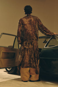 UJI CROCHET SHIRT BROWN