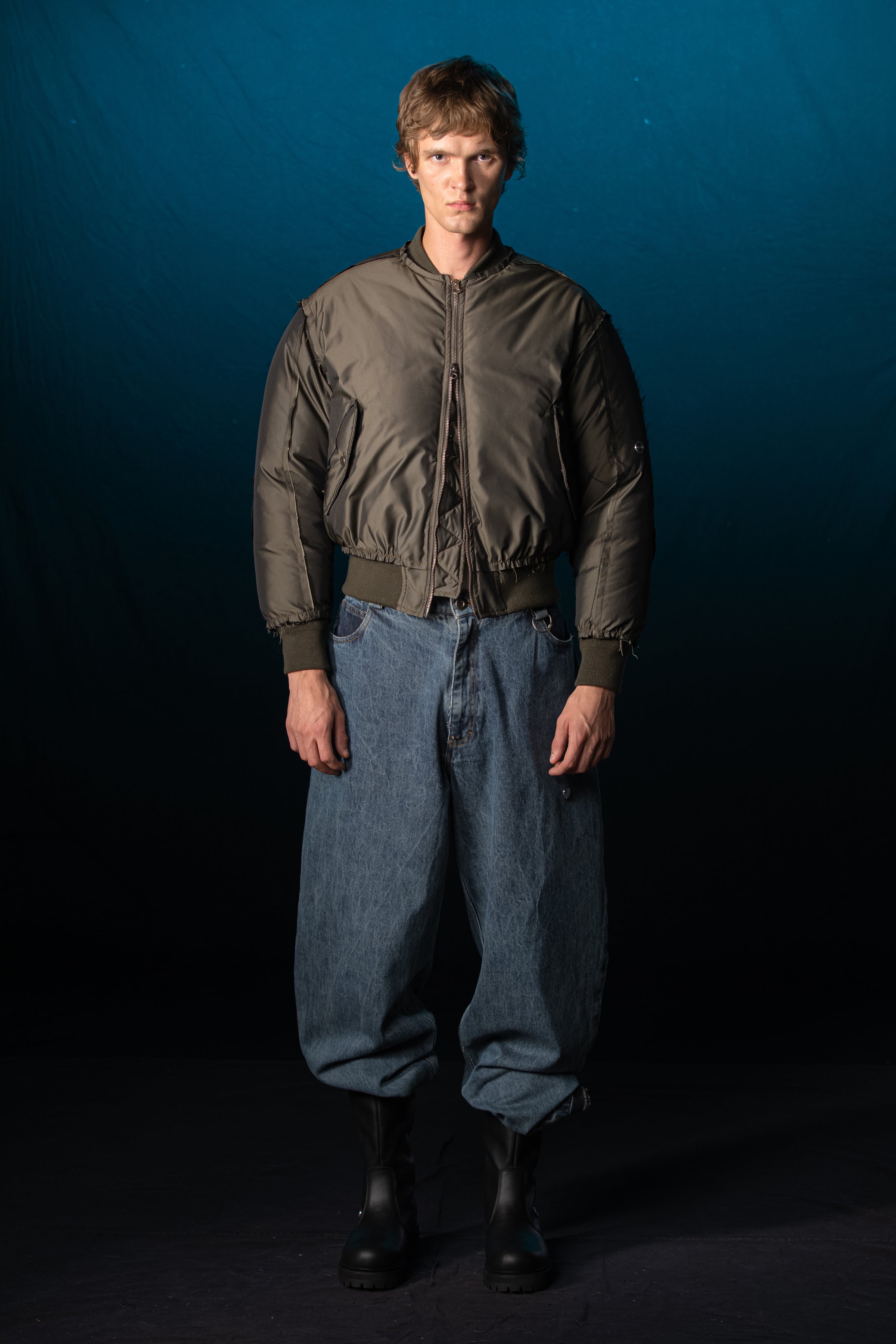 HERIPO PANTS BROWN DENIM