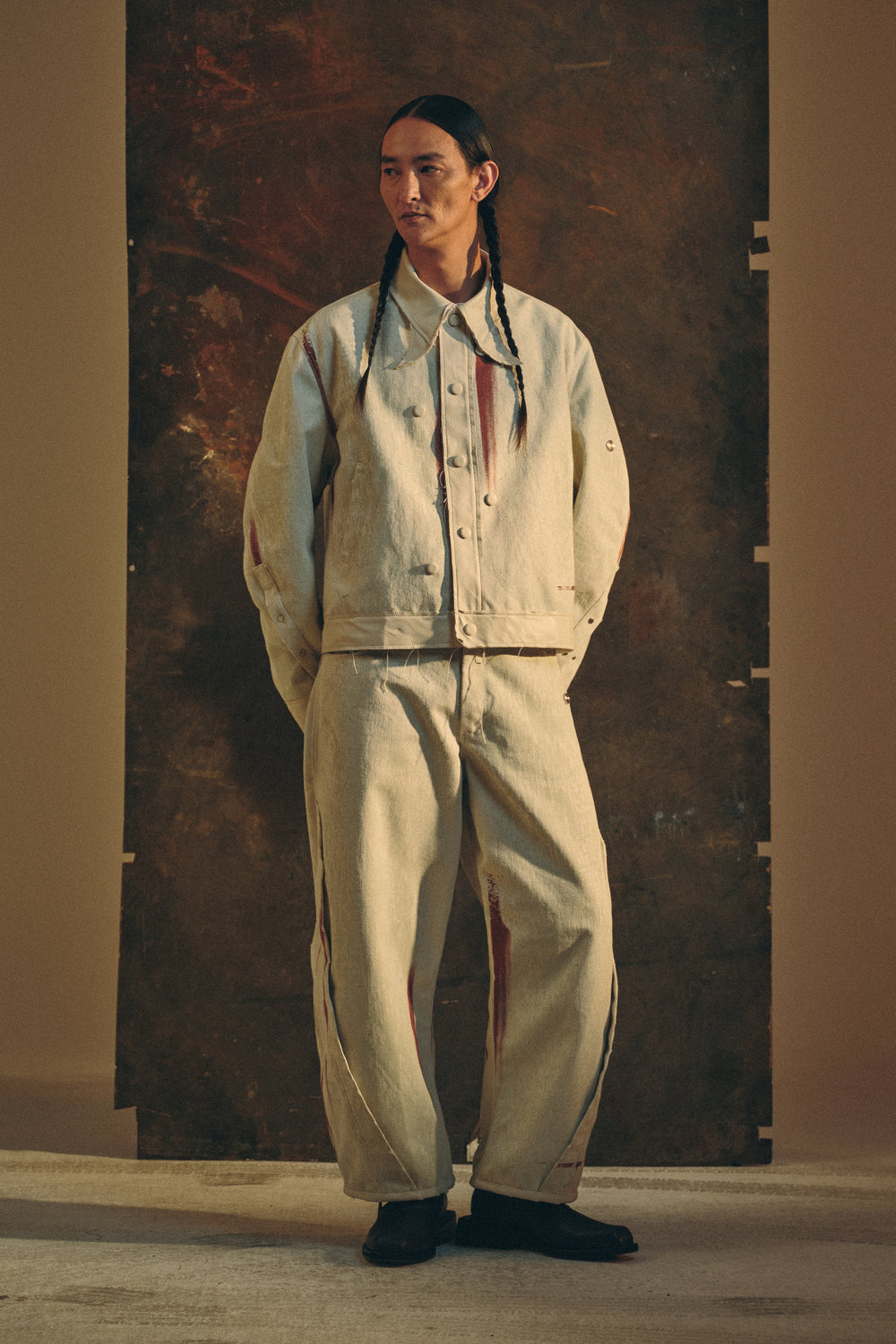 TAISHOGOTO JACKET OFF WHITE