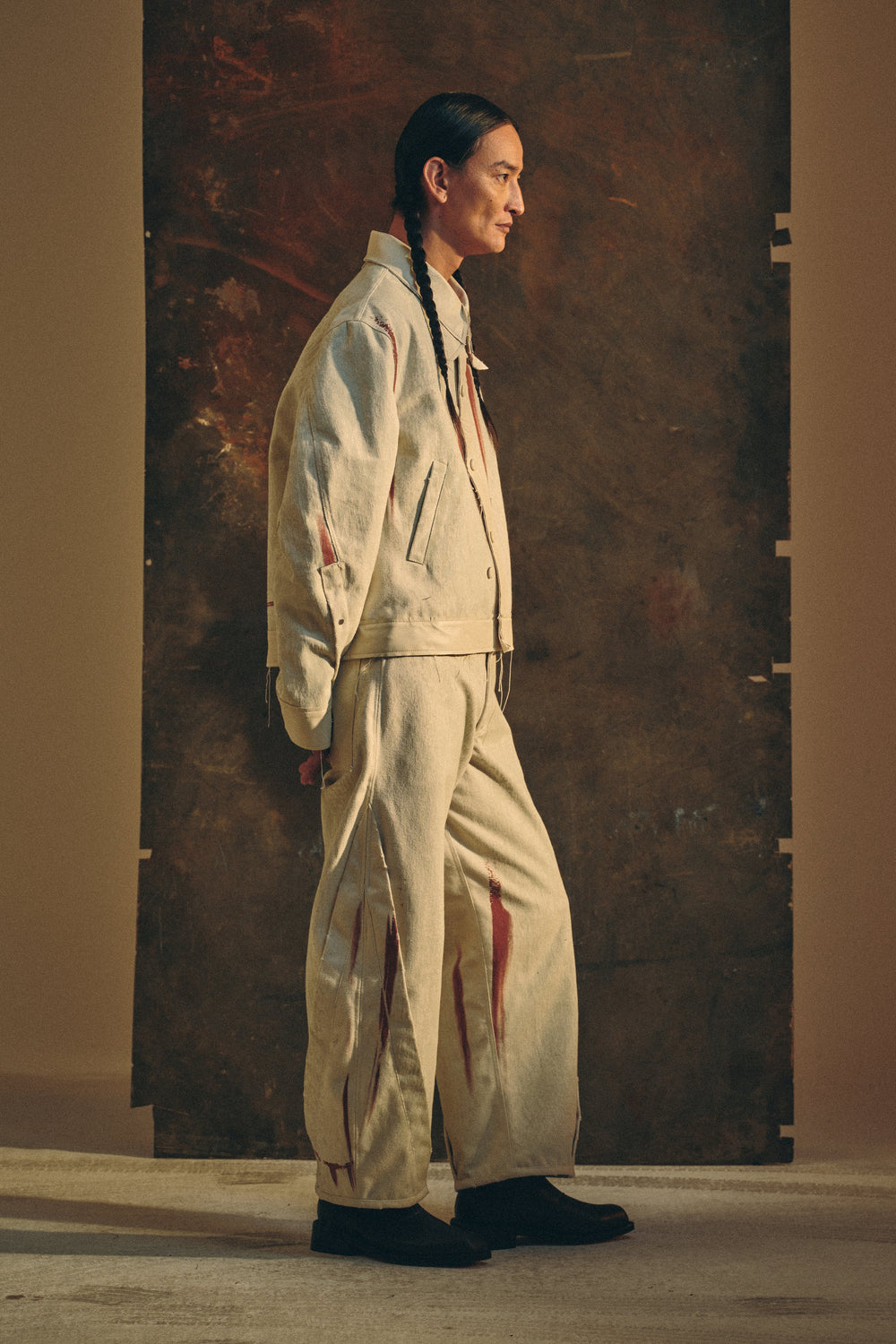 TAISHOGOTO JACKET OFF WHITE