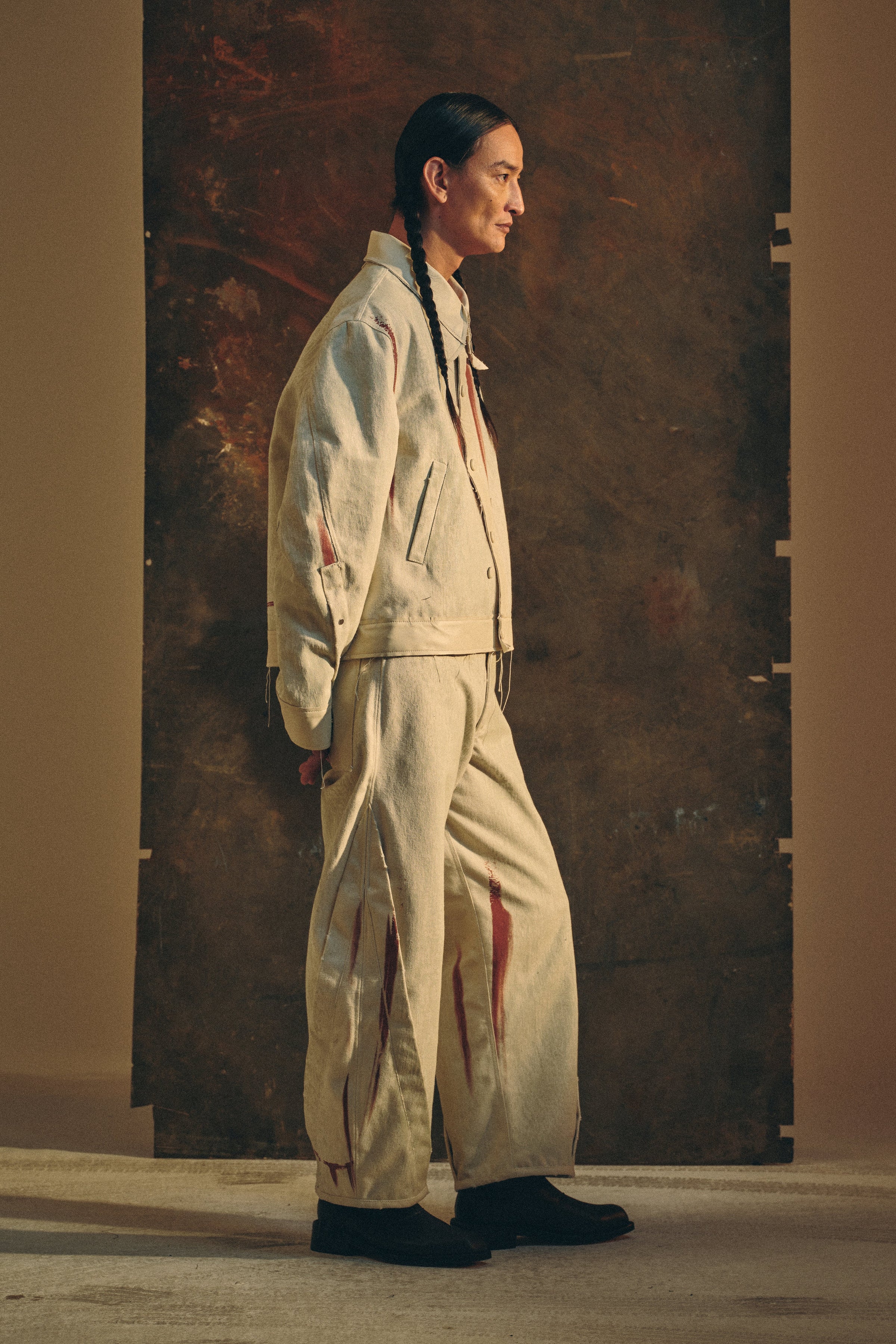 TAISHOGOTO JACKET OFF WHITE