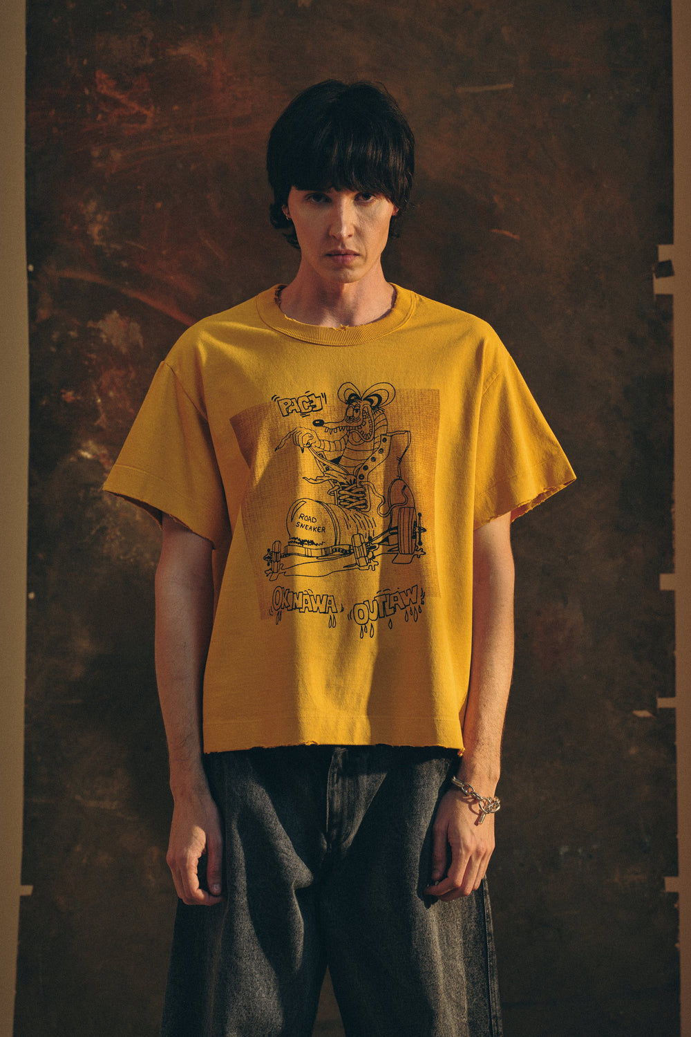 TEE OKINAWA OUTLAW MUSTARD