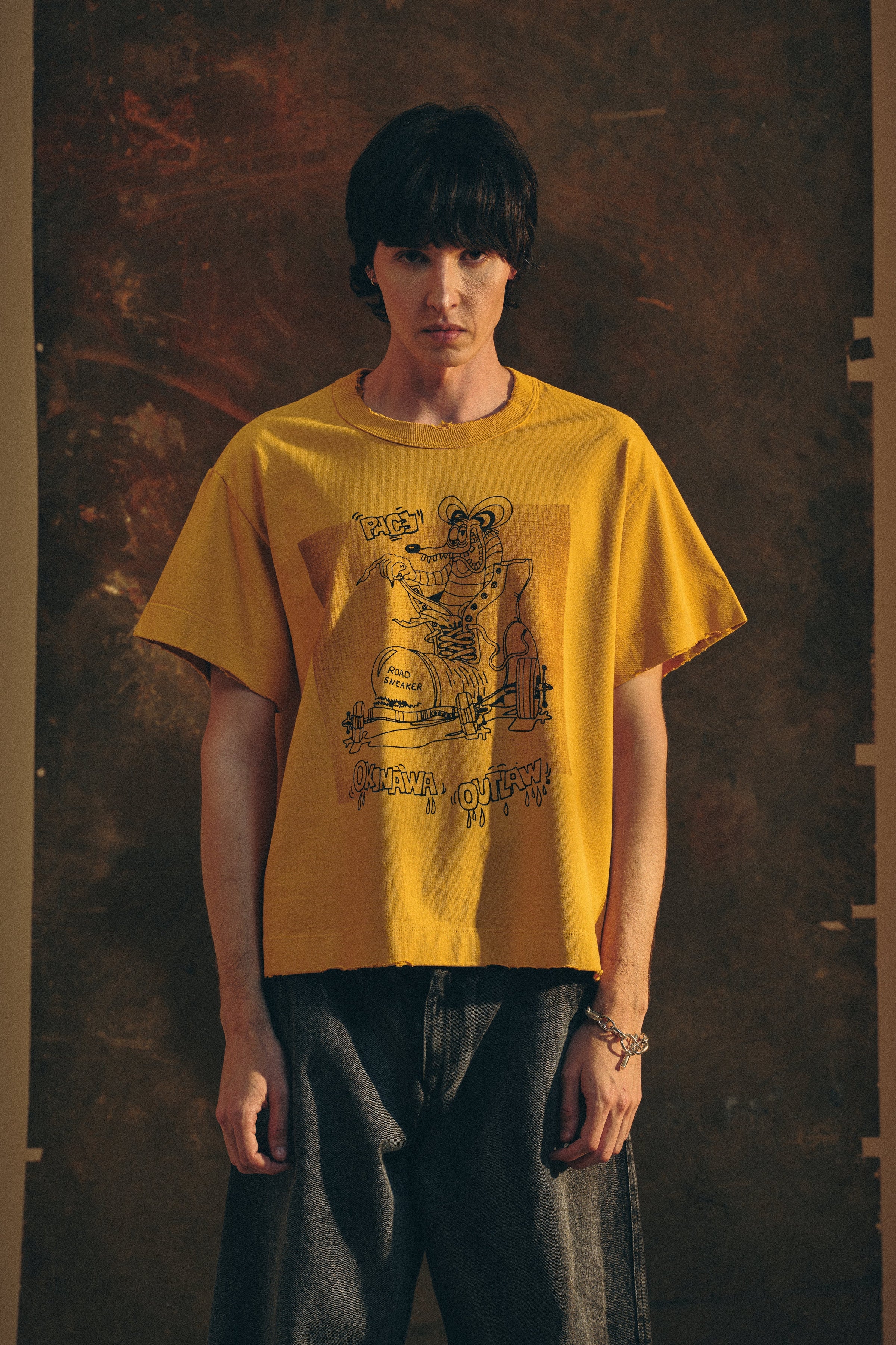 TEE OKINAWA OUTLAW MUSTARD