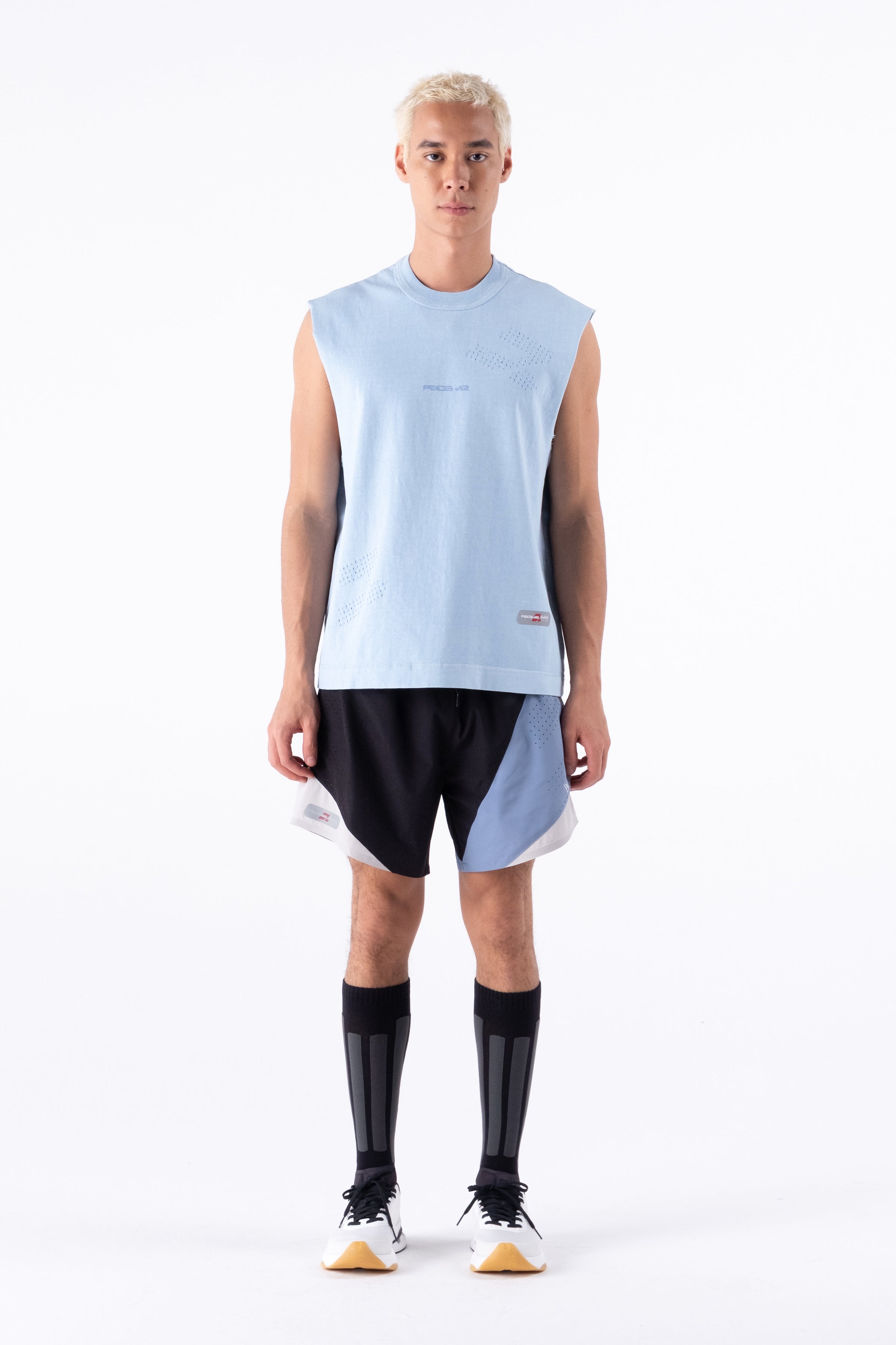 RBZ DT2 DRUMMER TANK TOP LIGHT BLUE