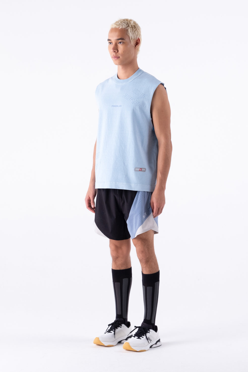 RBZ DT2 DRUMMER TANK TOP LIGHT BLUE