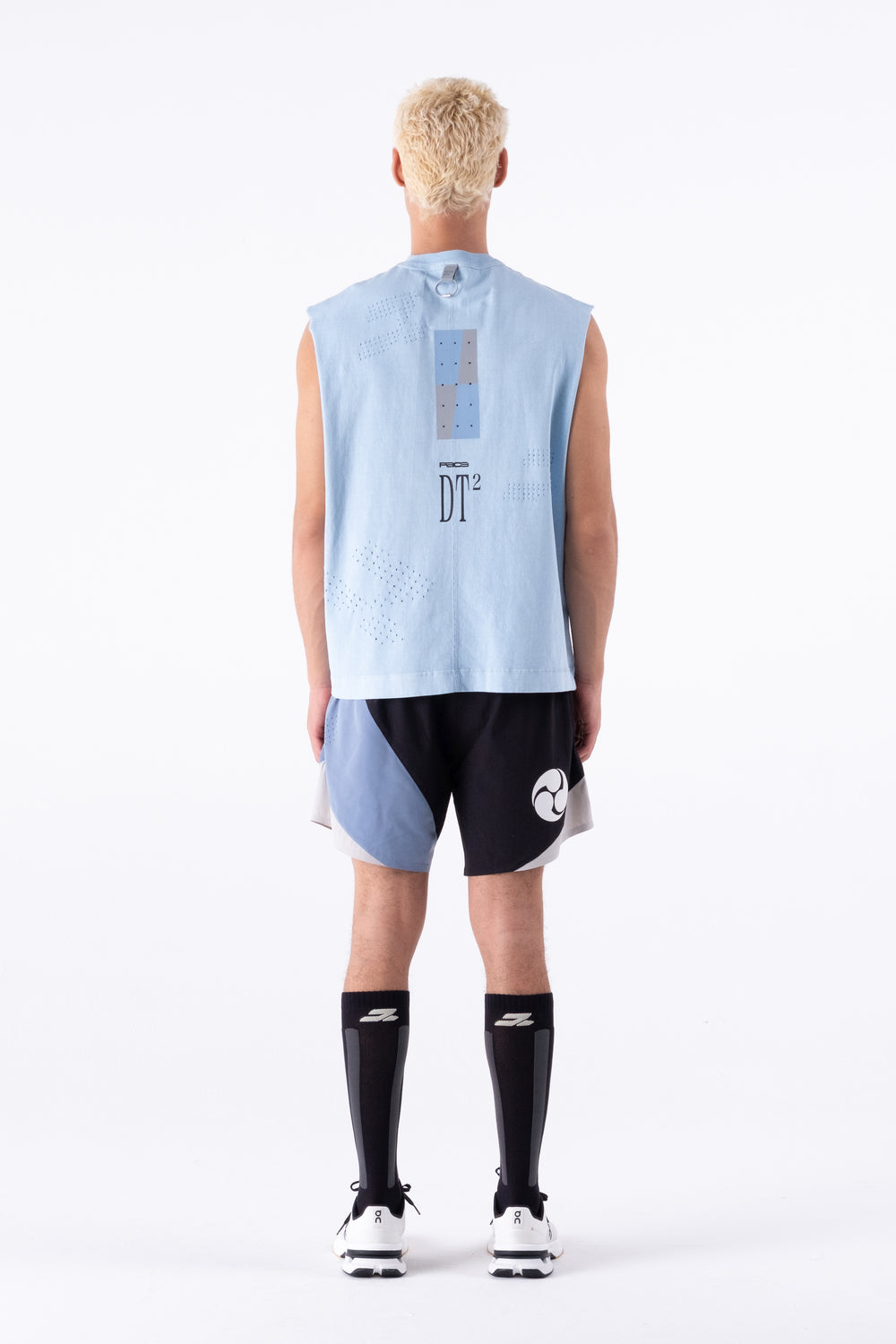RBZ DT2 DRUMMER TANK TOP LIGHT BLUE