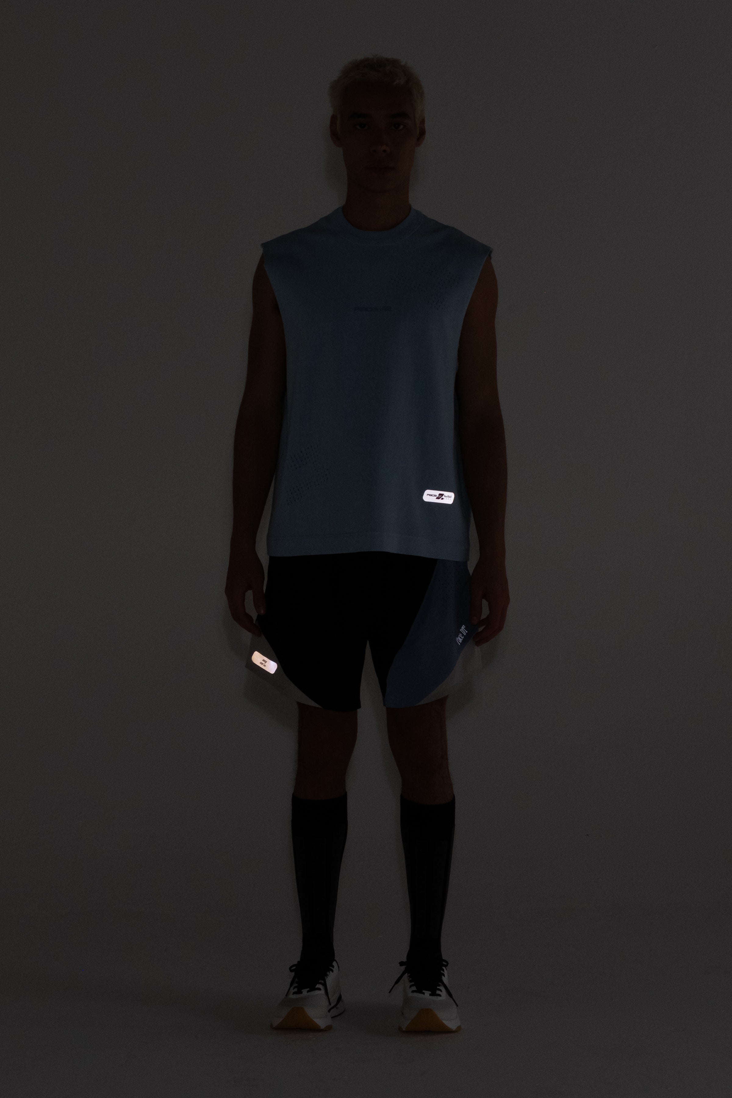 RBZ DT2 DRUMMER TANK TOP LIGHT BLUE