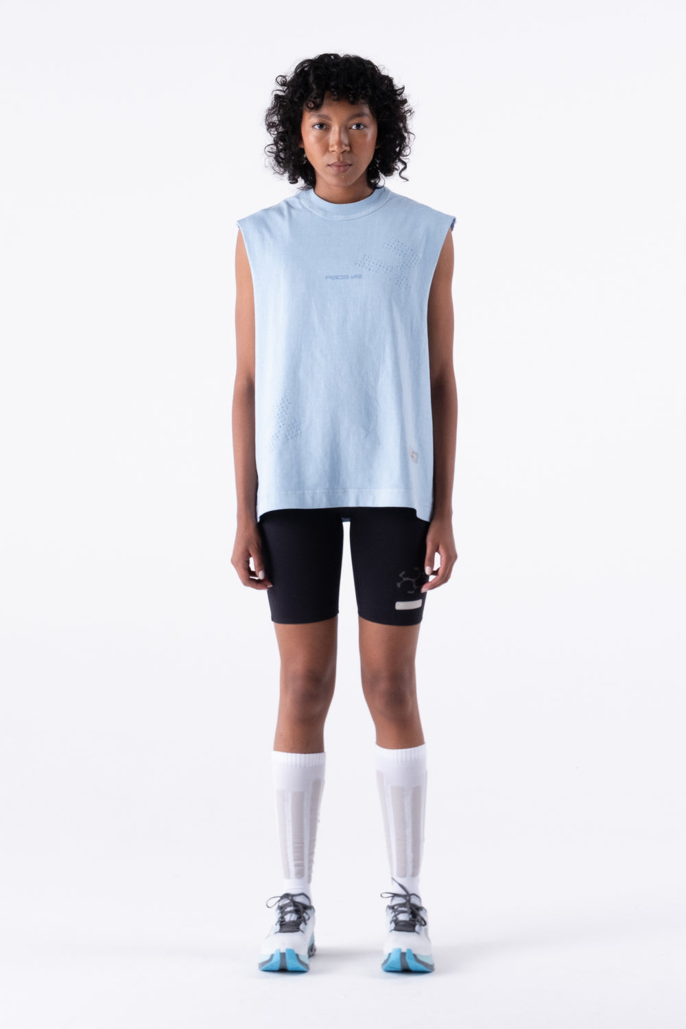 RBZ DT2 DRUMMER TANK TOP LIGHT BLUE