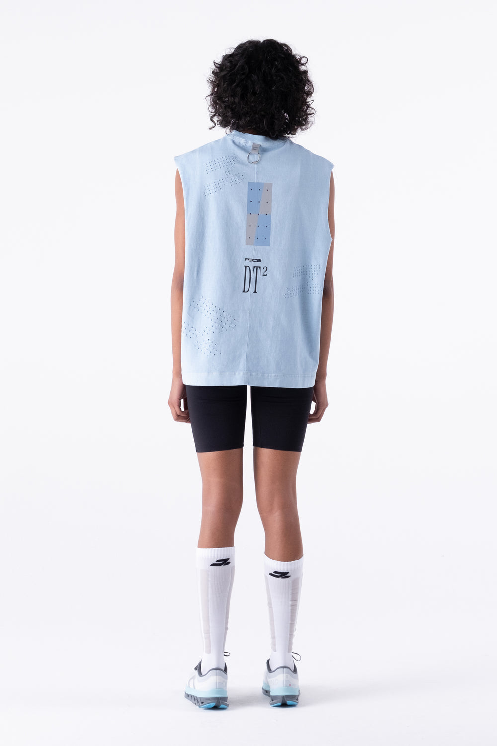 RBZ DT2 DRUMMER TANK TOP LIGHT BLUE