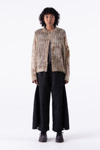 UJI CROCHET SHIRT BROWN