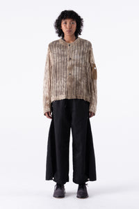 UJI CROCHET SHIRT BROWN