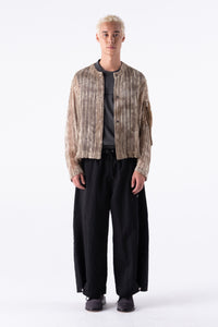 UJI CROCHET SHIRT BROWN