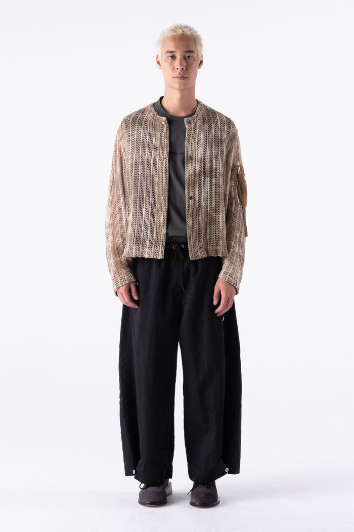 UJI CROCHET SHIRT BROWN