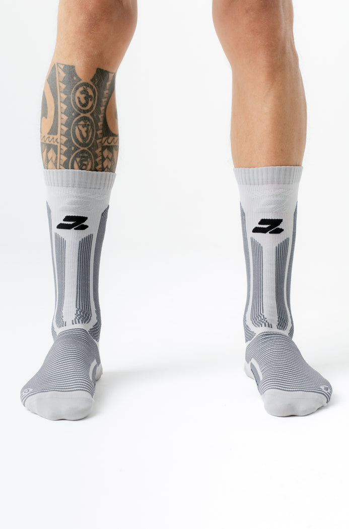 DT2 FORMS COMPRESSION SOCKS MID ALUMINIUM