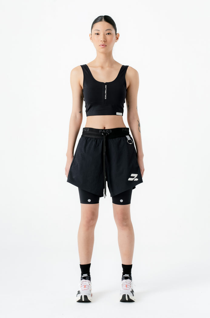 DT2 SEAMLESS SPORTS BRA BLACK