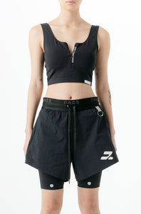 DT2 SEAMLESS SPORTS BRA BLACK