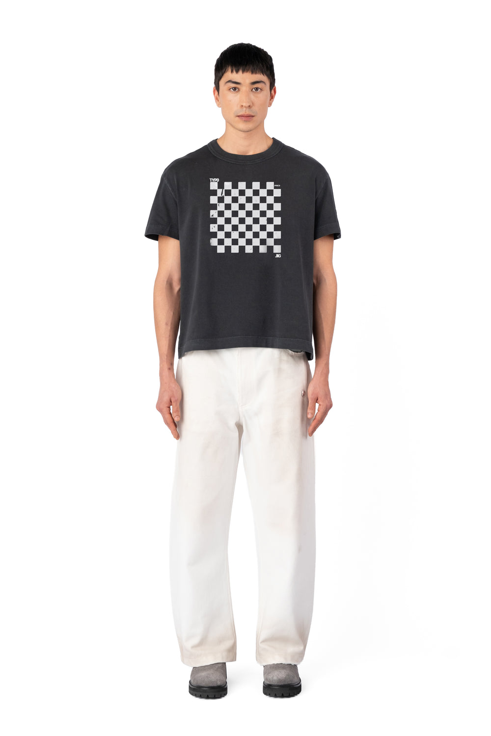 TEE CHESS - VINTAGE BLACK