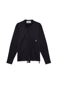 X COLLAR SHIRT BLACK
