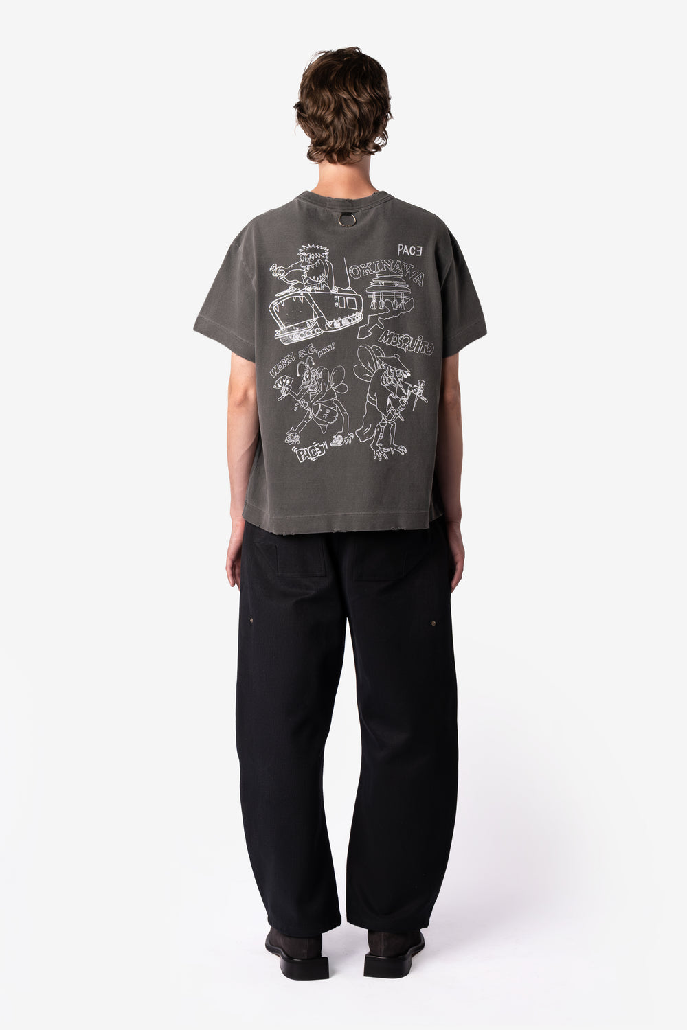 TEE OKINAWA SKETCHES SW BLACK 90's – PACE ™