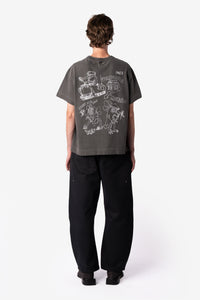 TEE OKINAWA SKETCHES SW BLACK 90's