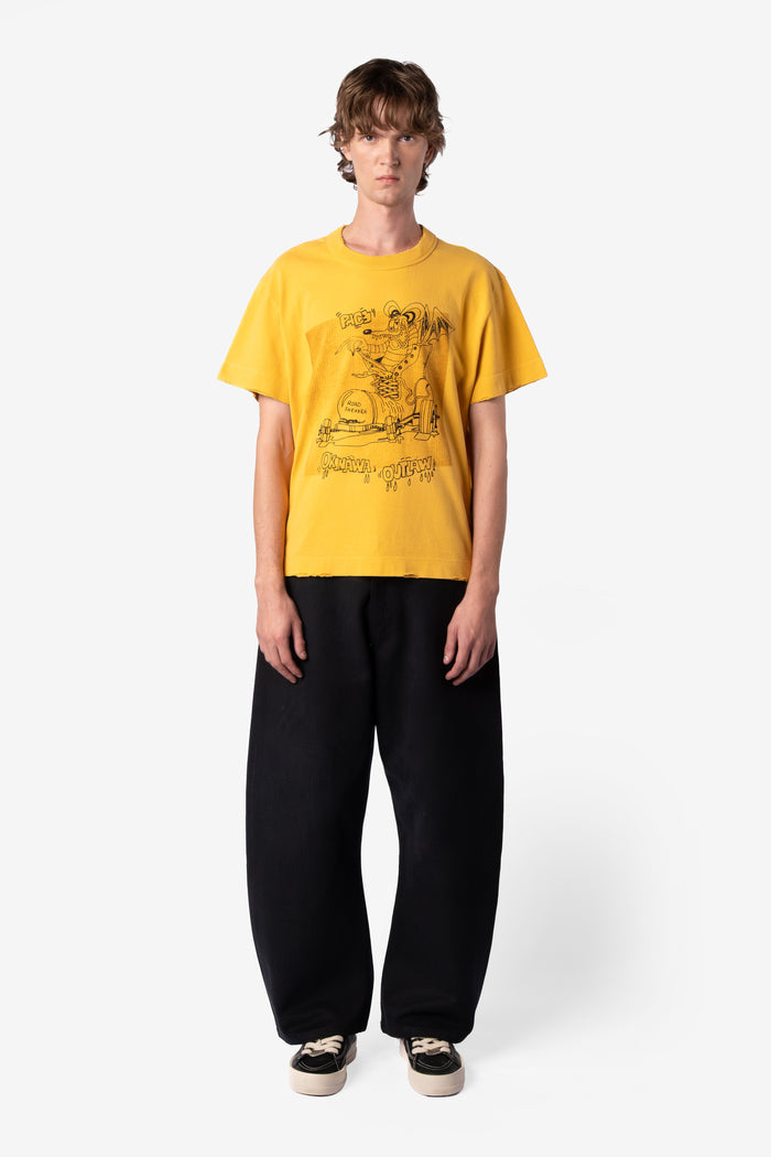 TEE OKINAWA OUTLAW MUSTARD