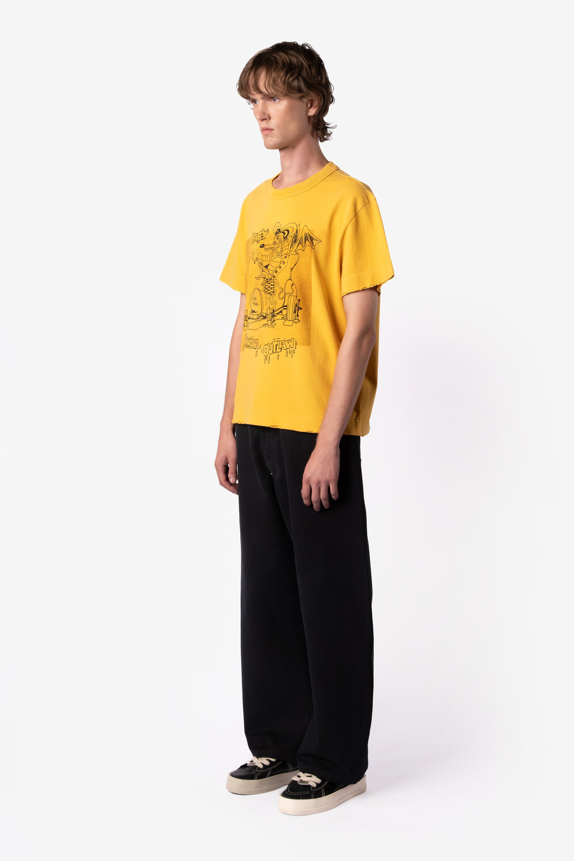 TEE OKINAWA OUTLAW MUSTARD