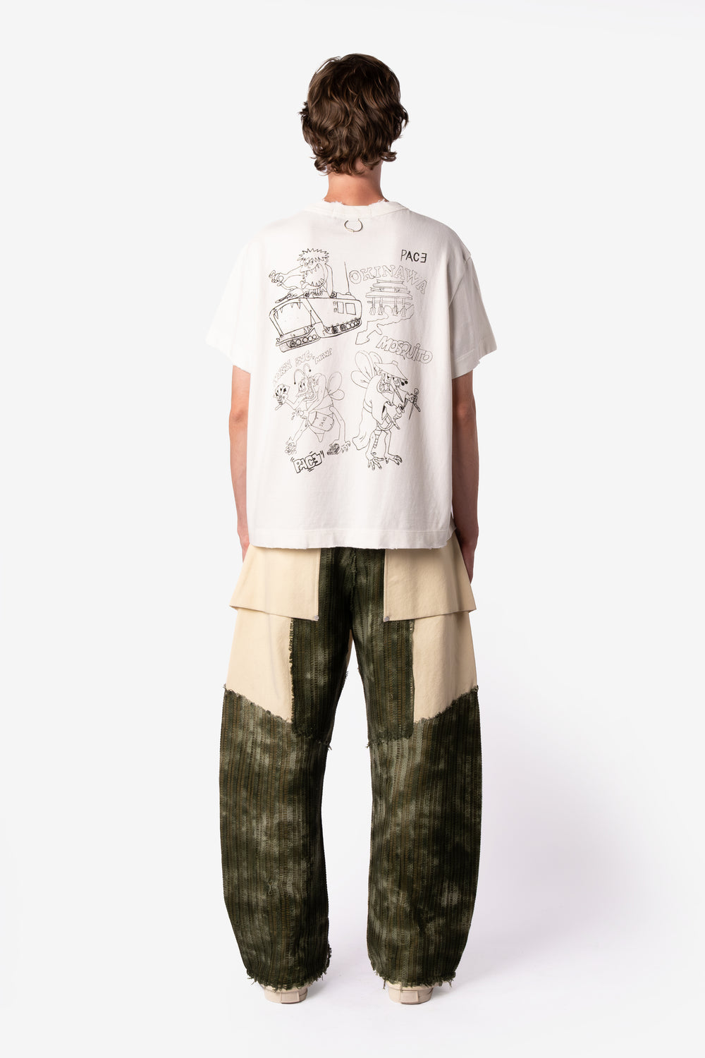 POP ART Tee Ver:16 sax white body Lサイズ TEE OKINAWA SKETCHES OFF WHITE 90's – PACE ™
