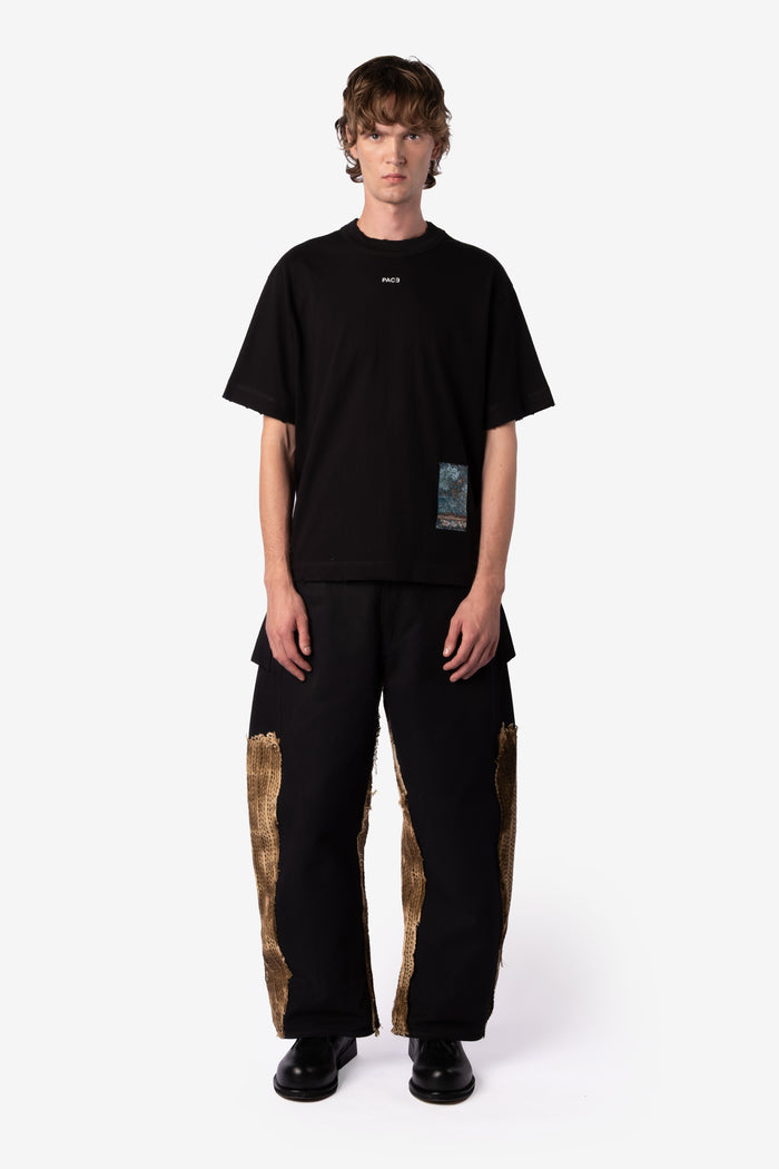TEE TSUHO REGULAR STONE WASHED BLACK
