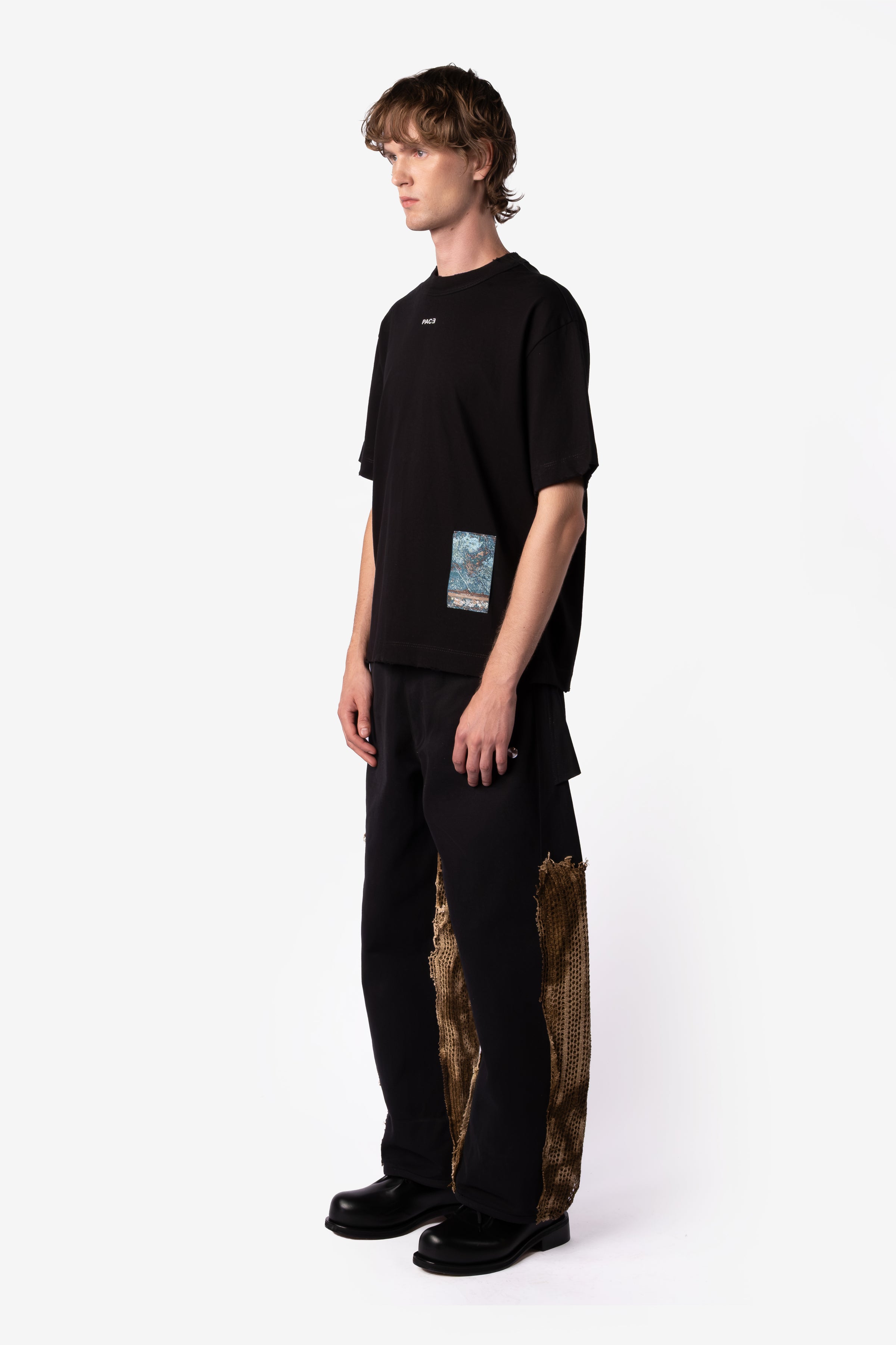TEE TSUHO REGULAR STONE WASHED BLACK