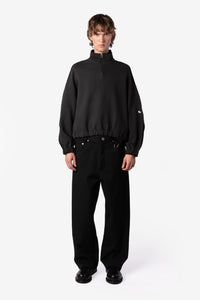 FUNNEL JERSEY VINTAGE BLACK