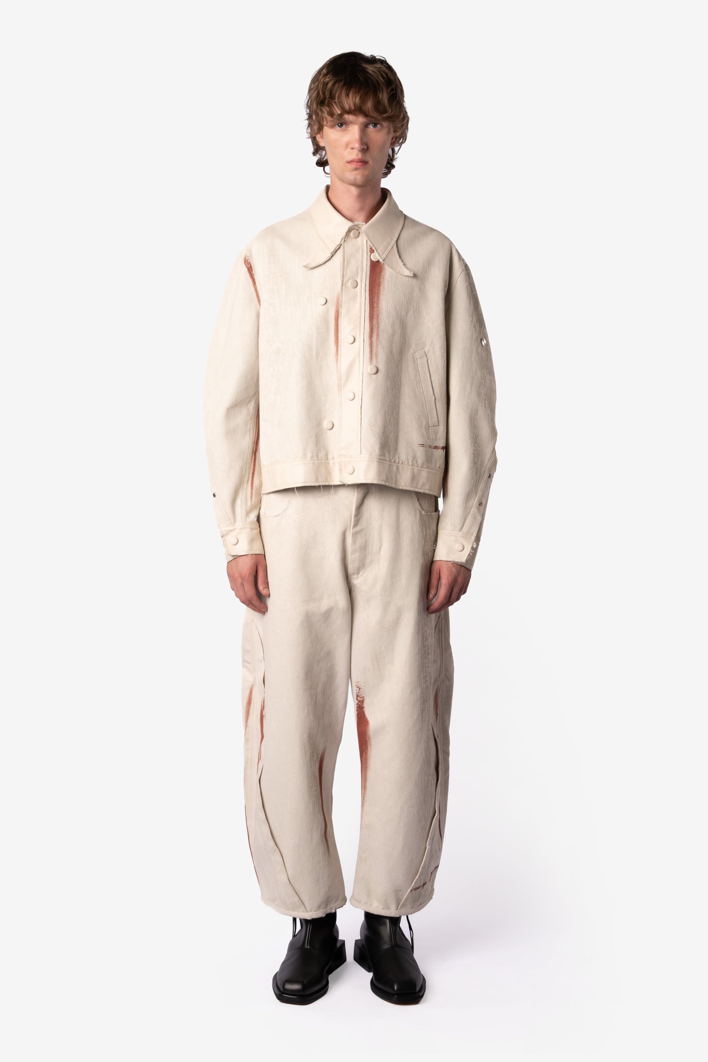 TAISHOGOTO JACKET OFF WHITE