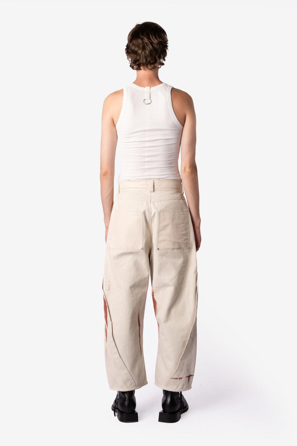 TAISHOGOTO PANTS OFF WHITE