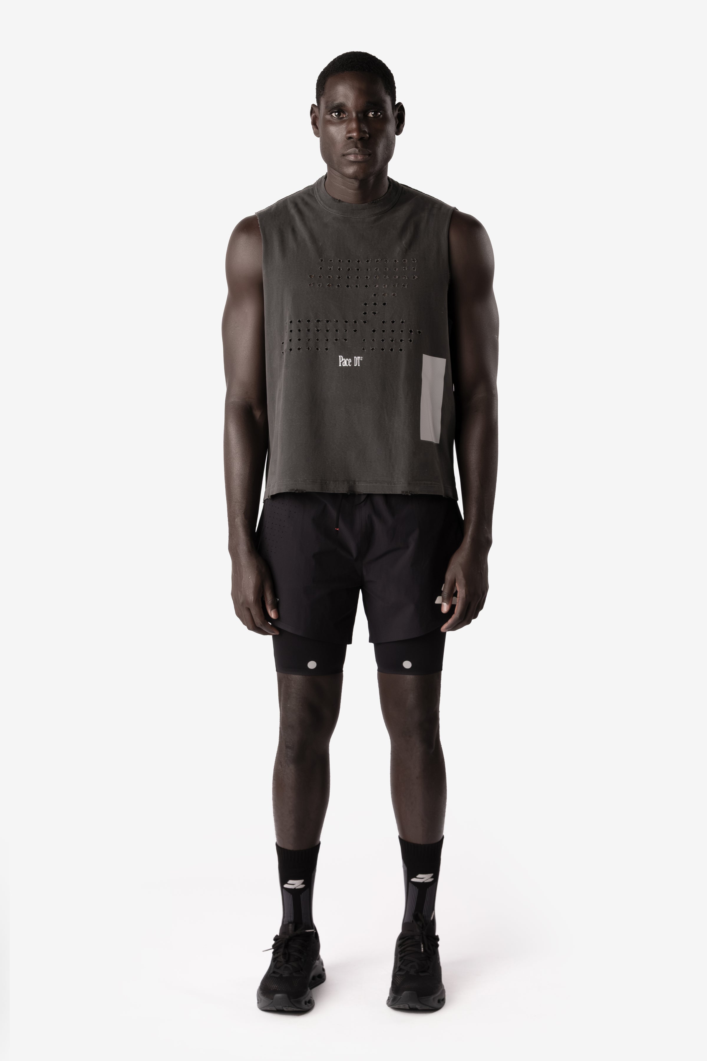 DT2 DRUMMER TANK STONE BLACK