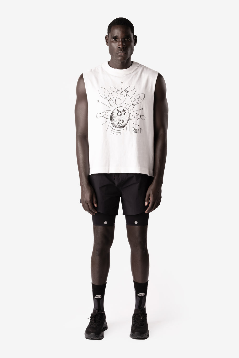 DT2 DRUMMER TANK STRIKE OFF WHITE