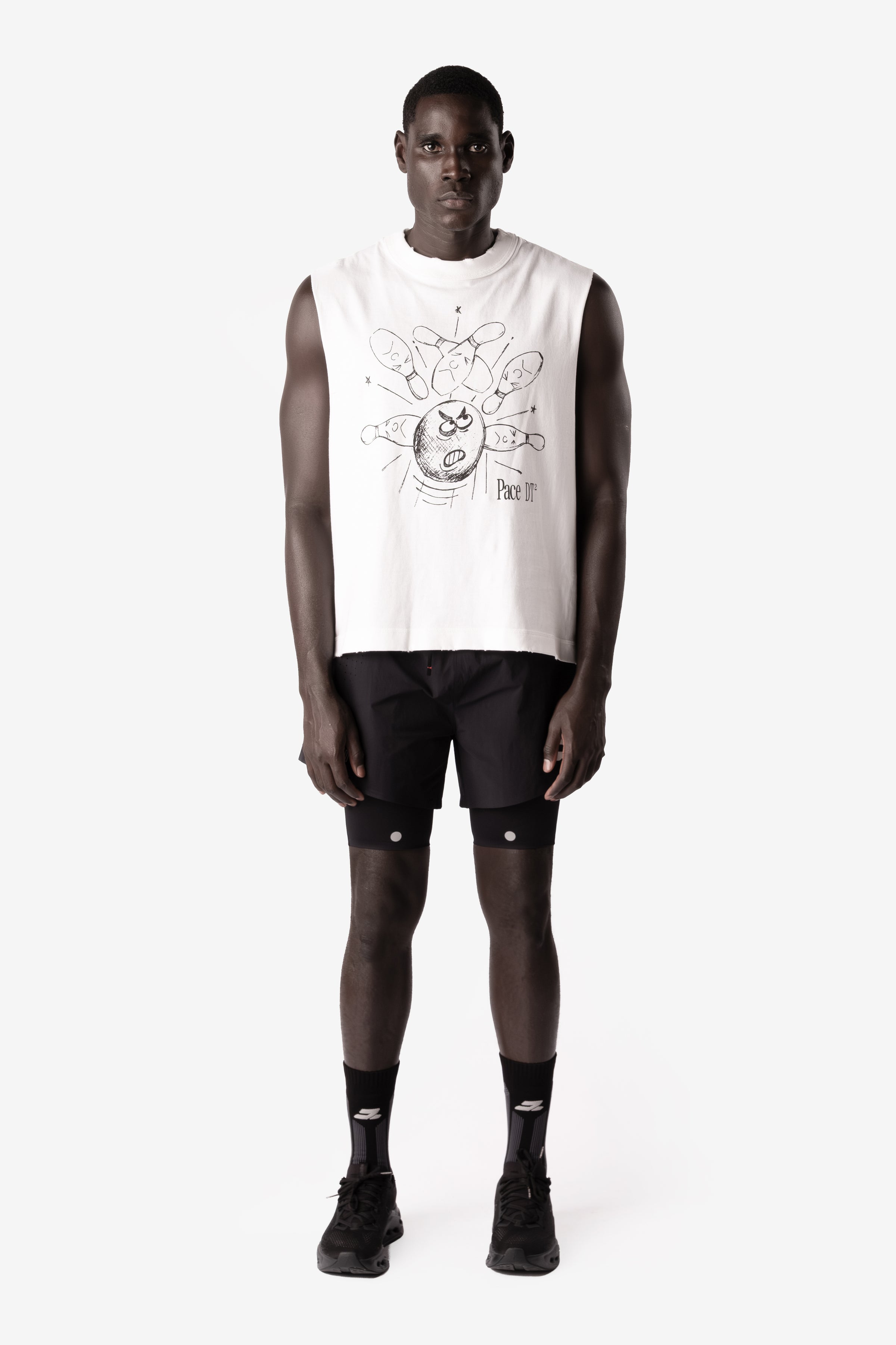 DT2 DRUMMER TANK STRIKE OFF WHITE