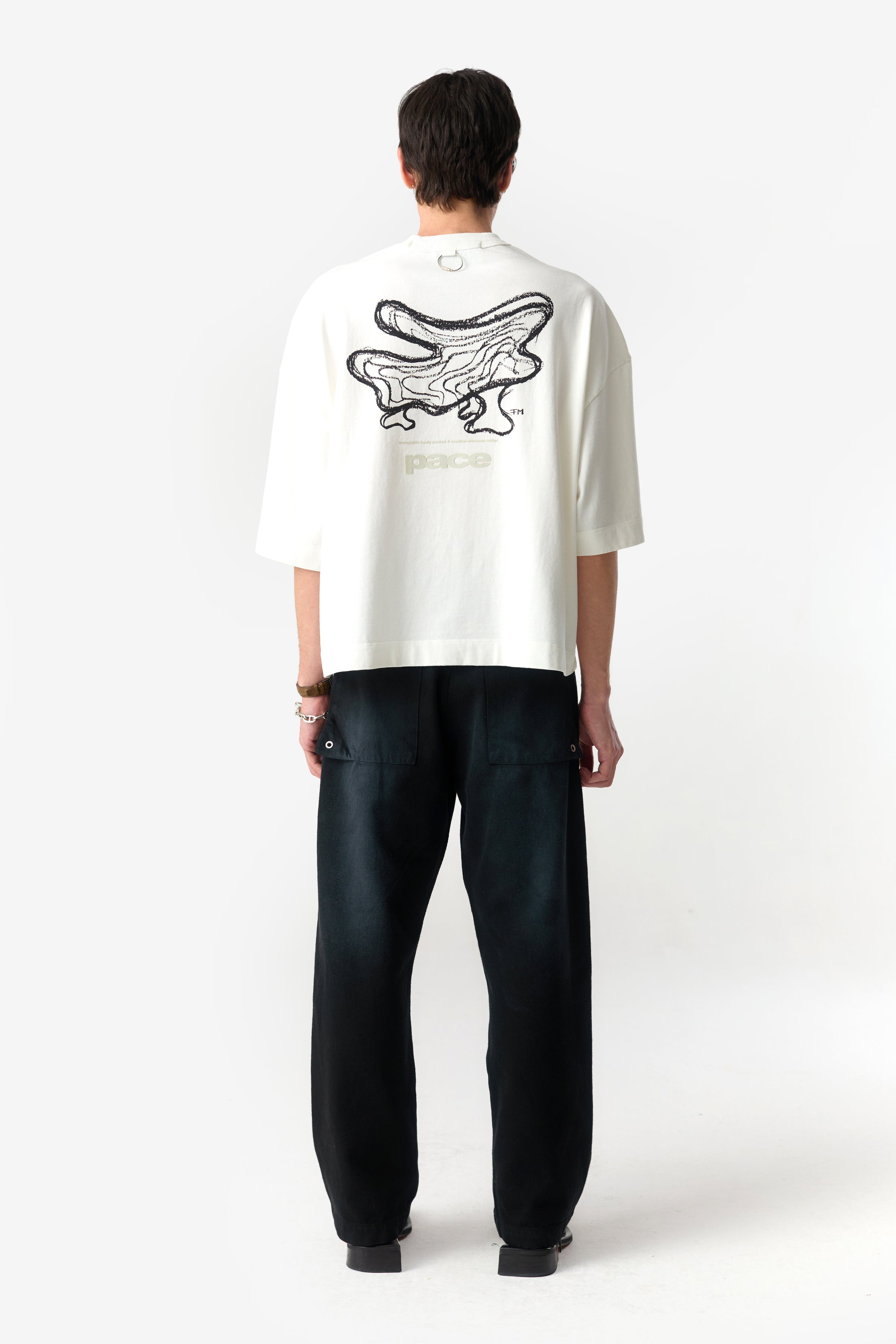 SUNAMI OVERSIZED TEE OFF WHITE