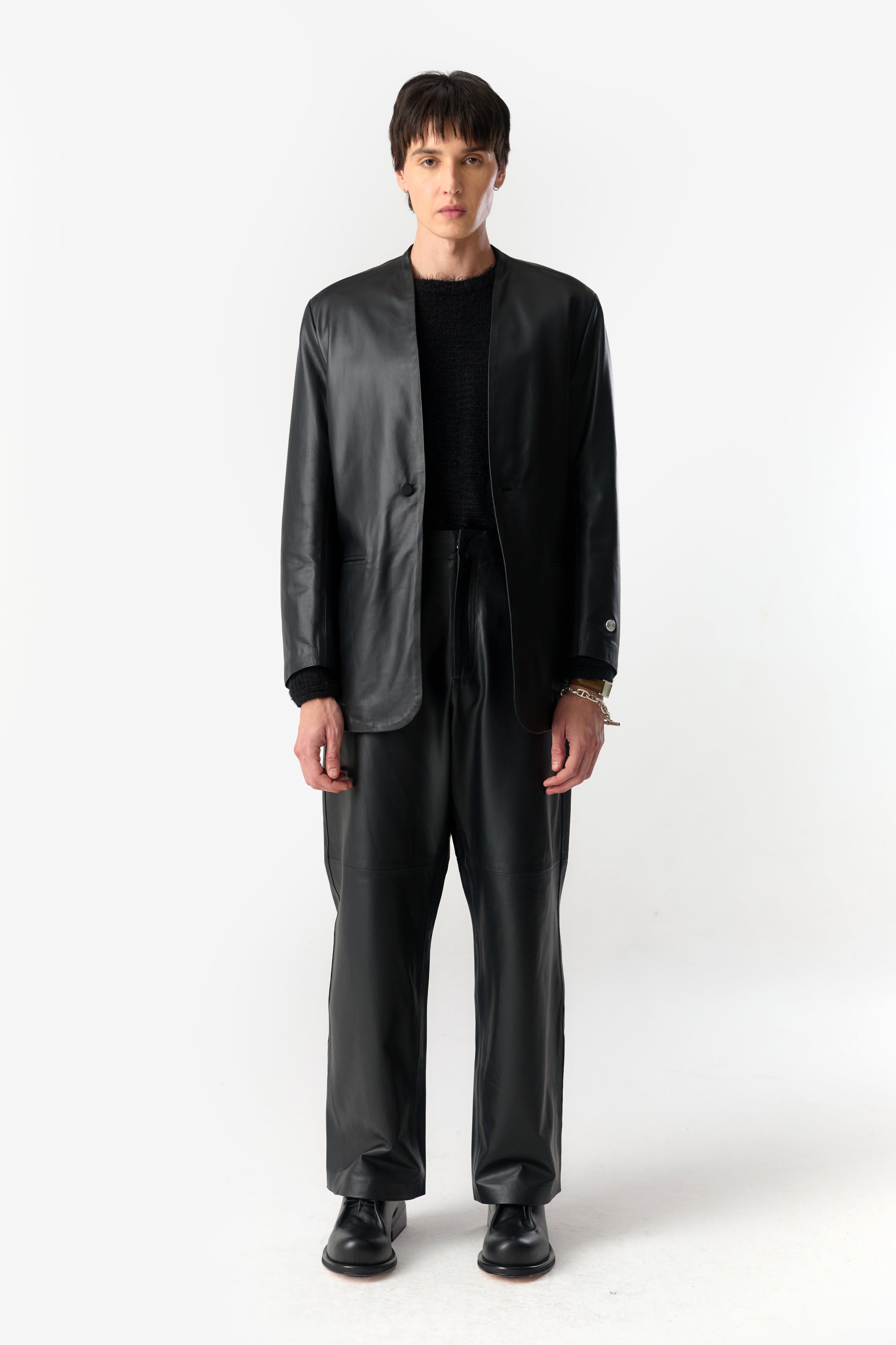 PRÉ VENDA - KIMONO LEATHER SUIT BLACK