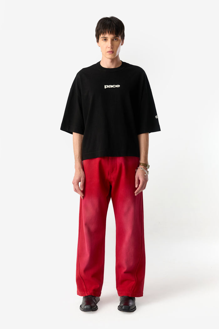 SUNAMI OVERSIZED TEE BLACK