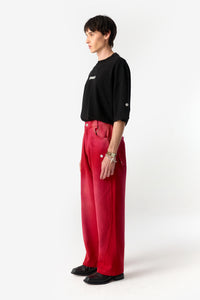 U-X STRAIGHT JEANS RED