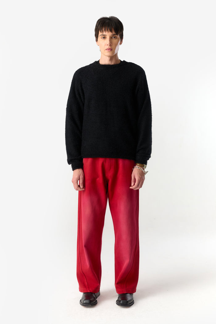VETIVER CREWNECK KNIT BLACK