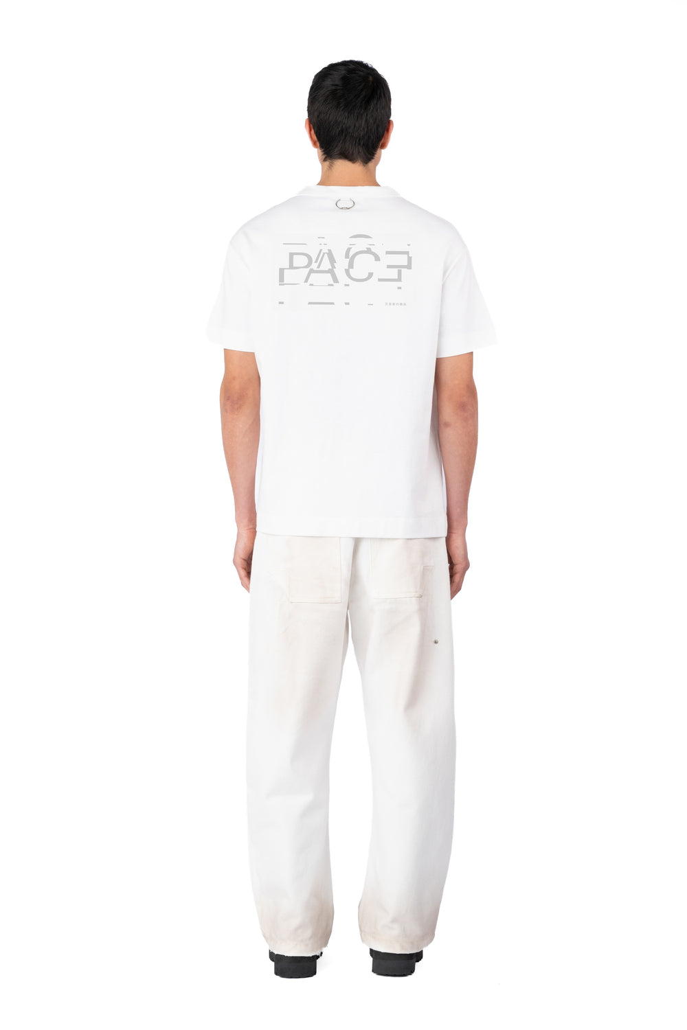 GLITCH TEE - OFF WHITE