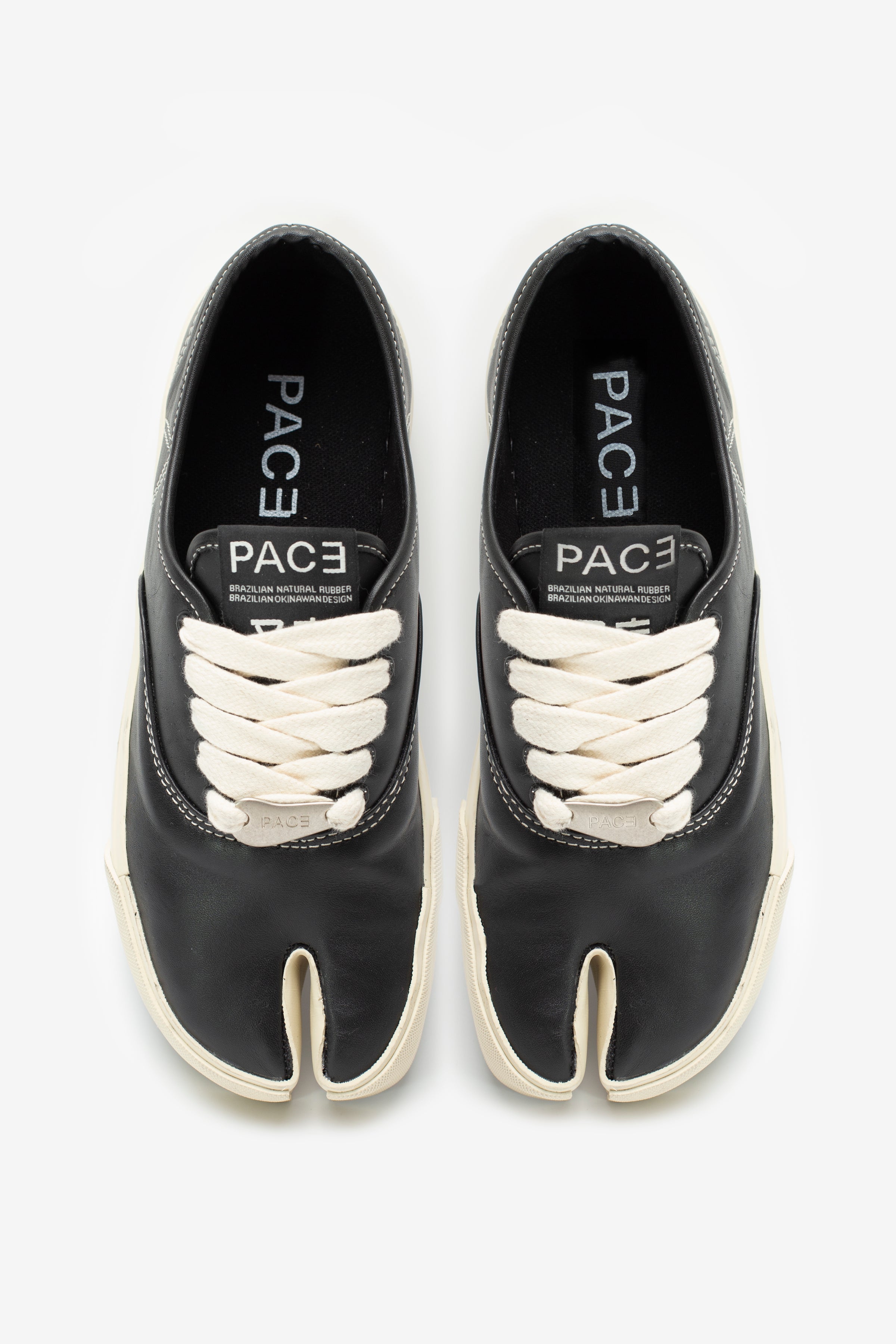 YOSHI'S TABI LEATHER BLACK