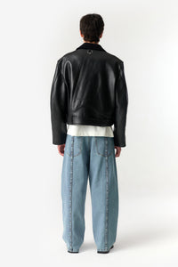 PRÉ VENDA - EX-IN PERFECTO LEATHER JACKET BLACK