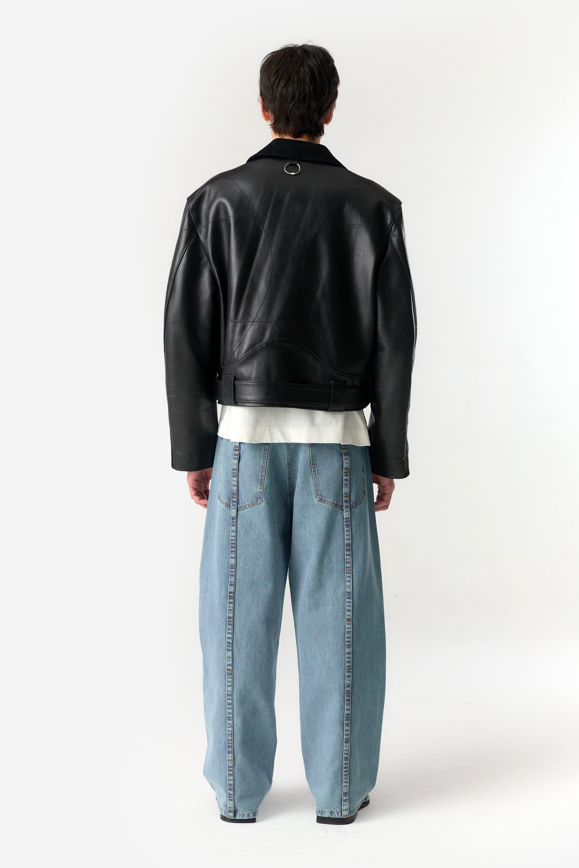 PRÉ VENDA - EX-IN PERFECTO LEATHER JACKET BLACK