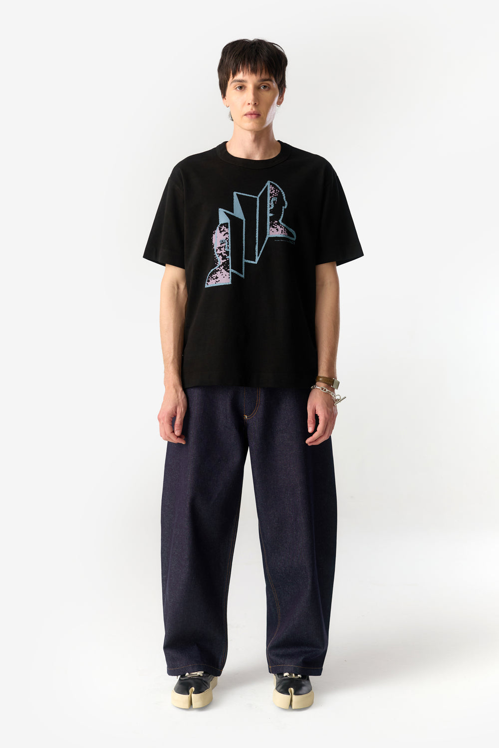 FOLD REGULAR TEE BLACK