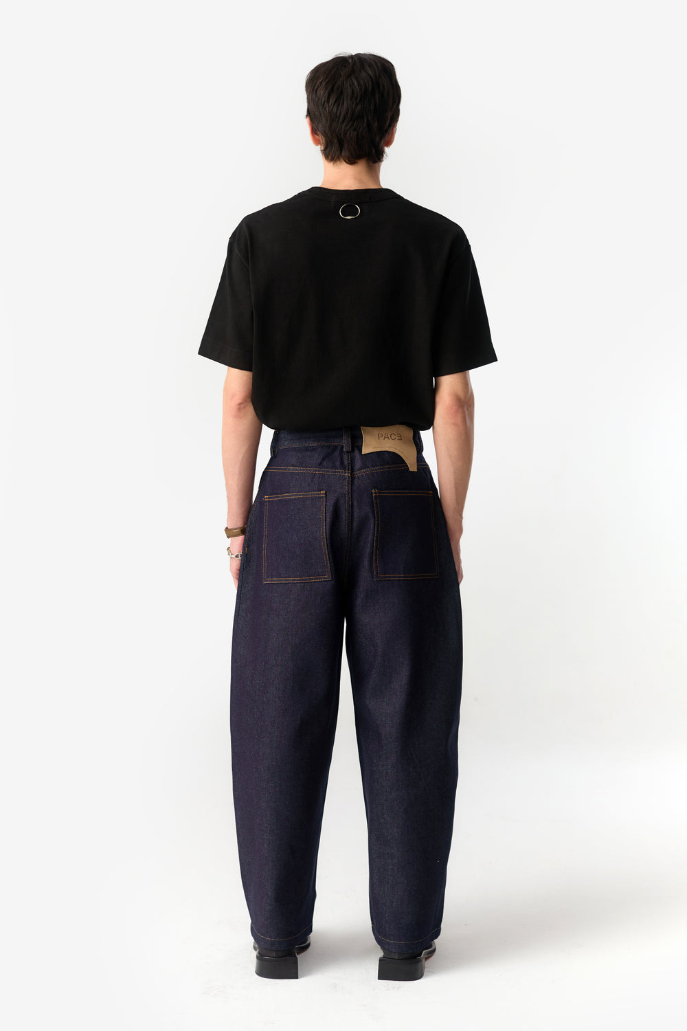 HERIPO PANTS INDIGO RAW DENIM