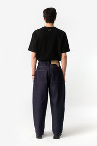 HERIPO PANTS INDIGO RAW DENIM