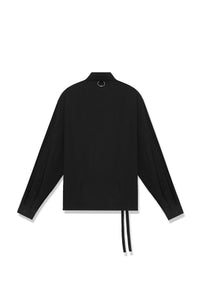 PACE LYOCELL KIMONO SHIRT MATTE BLACK