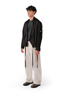 PACE LYOCELL KIMONO SHIRT MATTE BLACK